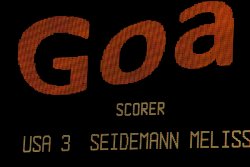USA's Mellissa Seidemann gets another goal