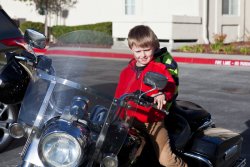 Will trying to pull the clutch on Grandpa Allen's motorcycle