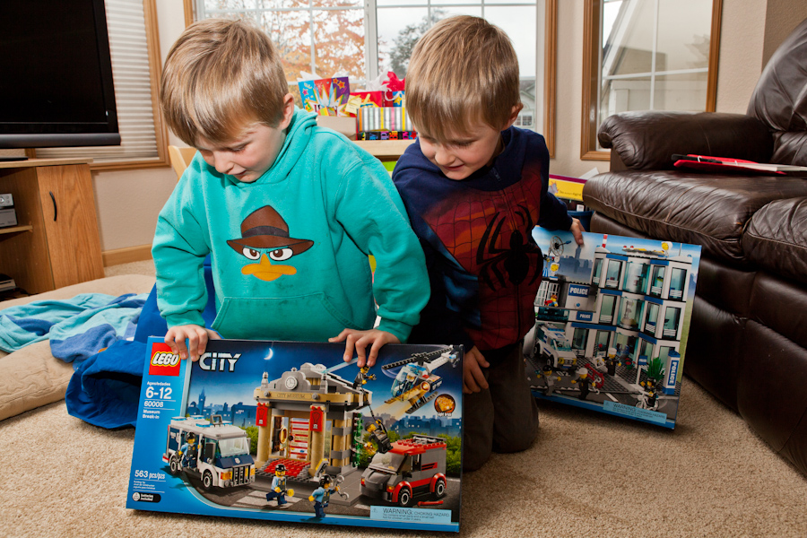 Will and Andrew's Lego City sets