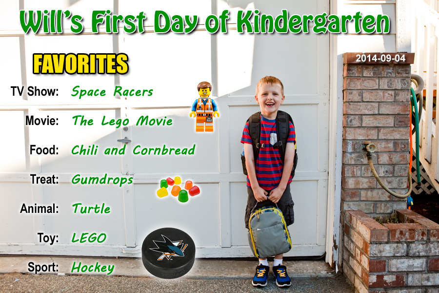 Will's First Day of Kindergarten