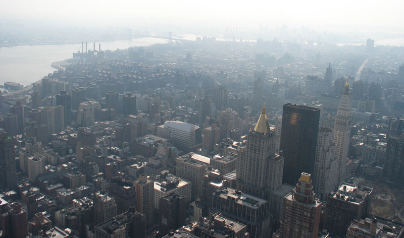 From the Empire State Building, SE