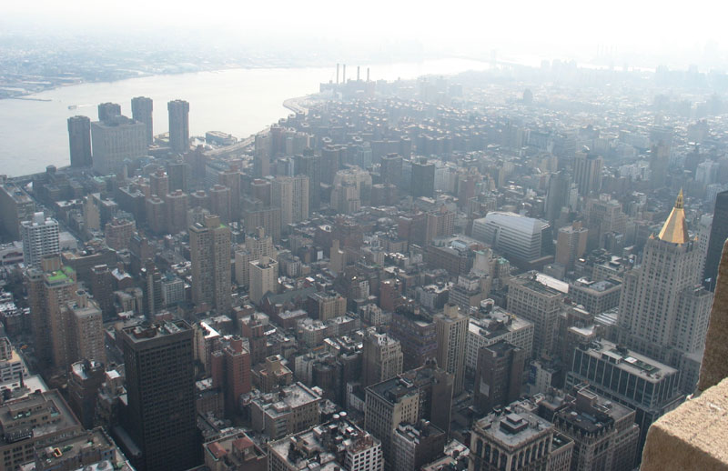 From the Empire State Building, SE