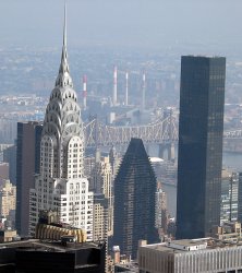 From the Empire State Building, Chrysler Building