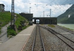 Train station in Switzerland