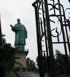 Massive St. Charles Borromeo statue