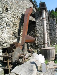 Water wheel for the copper forge