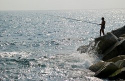 Fisherman at Riomaggiore