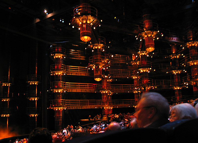 Paris at night first · Cool string players above Ka lobby previous