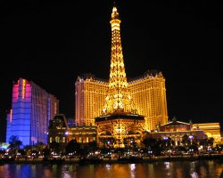 Paris and Ballys from Bellagio