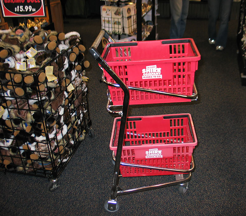 Cool basket shopping cart