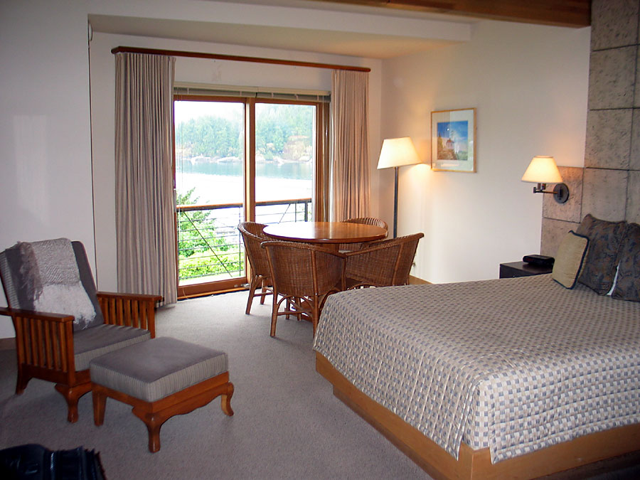 Our room at the Friday Harbor House Inn