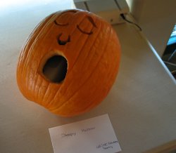 Winner, funniest pumpkin: "Sleepy Hollow"