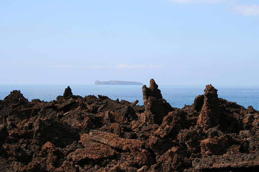 Molokini in the background