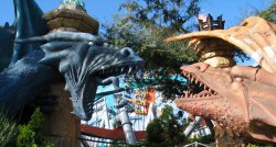 Dueling Dragons roller coaster