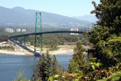 Lions Gate Bridge from the Prospect Point Lookout