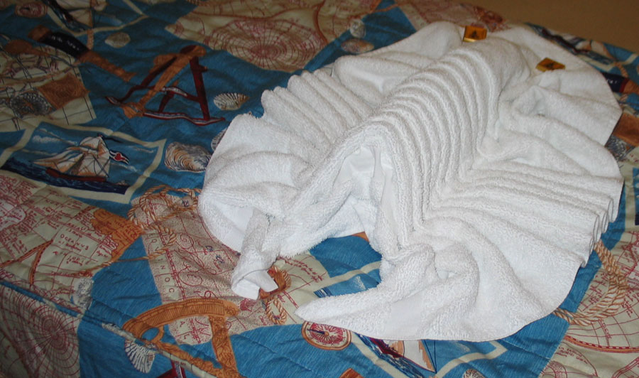 Lobster towel animal