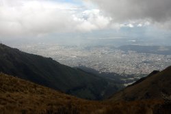 North Quito from 14,000+ feet