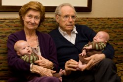 Happy great-grandparents