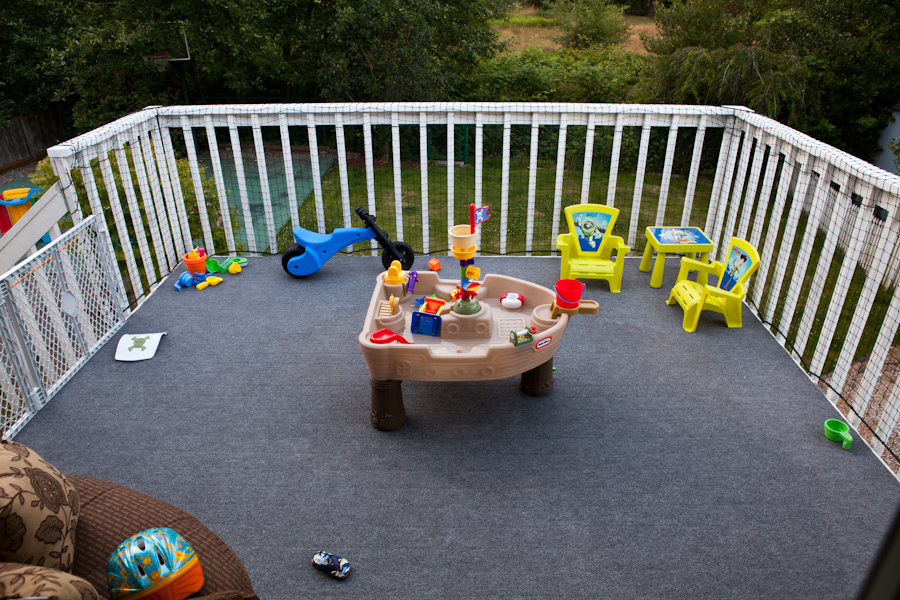 The improved deck and water table