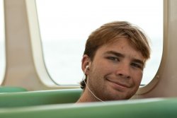 David on the boat