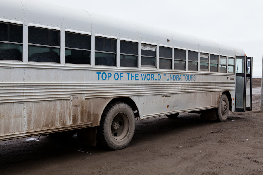 The Top of the World tour bus