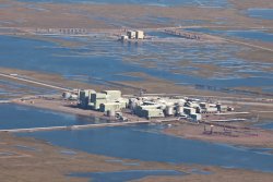 Prudhoe Bay oil fields from the plane 2