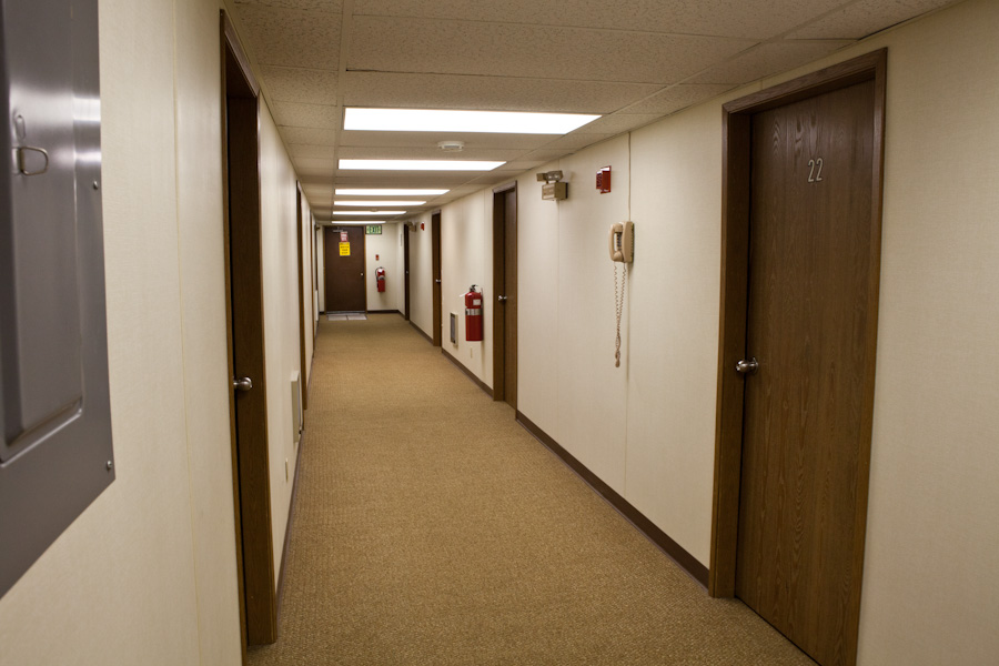 Deadhorse Camp, main building hallway