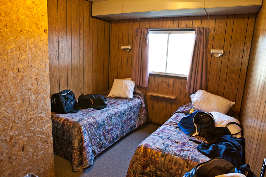 Room at Slate Creek Inn in Coldfoot, Alaska