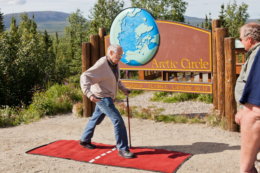 Norm crosses back into the Arctic Circle