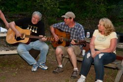 Barry, Dave and Kathy rocking out