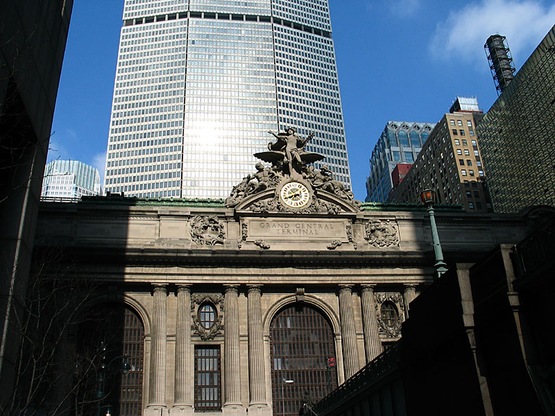 Grand Central Station, 1 block from our hotel