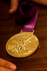 Melissa Seidemann's gold medal