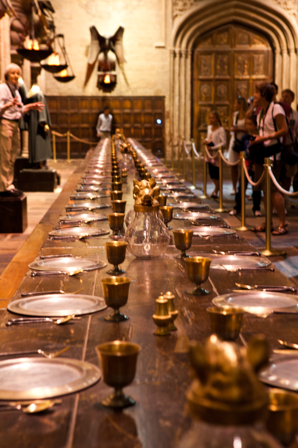 Table in the Great Hall