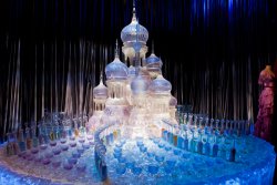 Yule Ball "ice" sculpture
