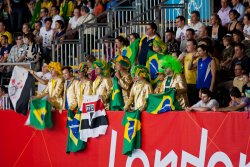 Crazy Brazilian Men's Volleyball Fans (1)