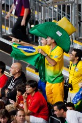 Crazy Brazilian Men's Volleyball Fans (2)